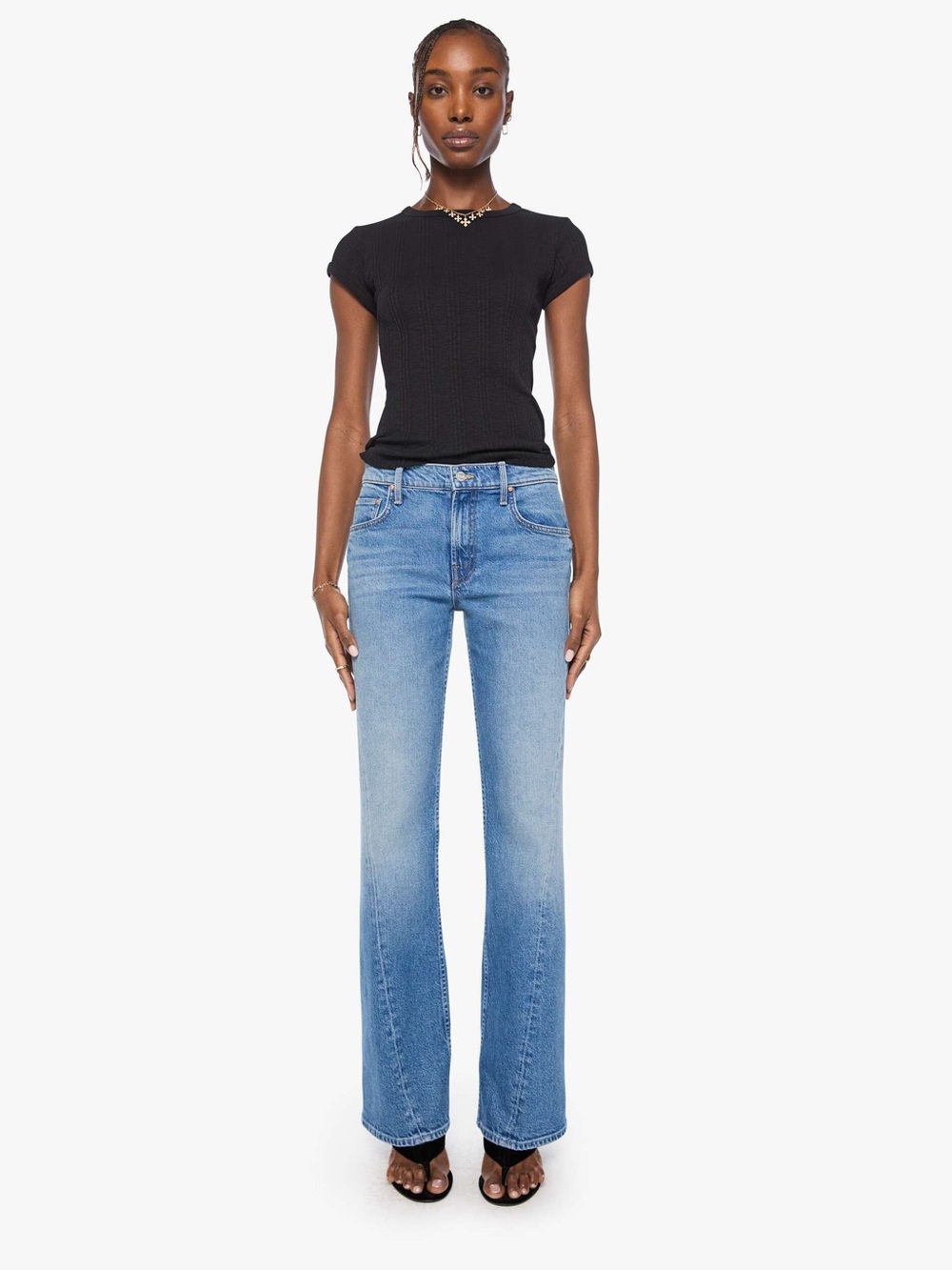 New MOTHER The Bookie Twist Skimp Jeans - size 25